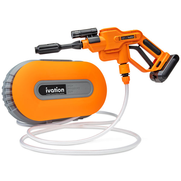 Ivation Cordless Portable Power Washer 290 Psi Pressure Cleaner